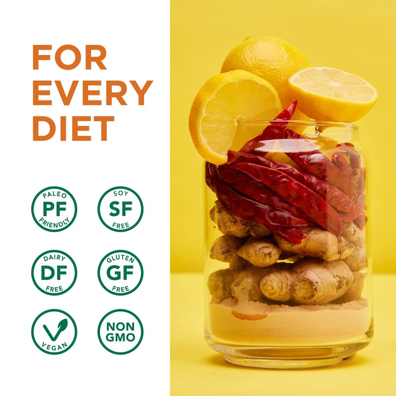 Laird Superfood Morning Jumpstart Powder Drink Supplement, Lemon, Lucuma, Ginger