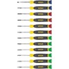 VACO VAC7123 12-Piece Precision Screwdriver Set, Phillips, Slotted, TORX with