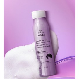 Natura Todadia Shampoo para Cabello Rizado, Mora y Aceite de Coco, 300 ml