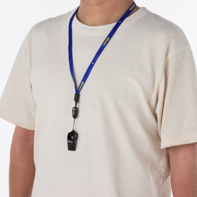 MIKASA PUL-BK International Volleyball Federation (FIVB) Whistle, Palmaster, Black