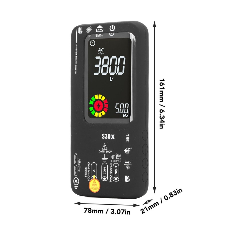 Digital Multimeter High Accuracy Color LCD Display Auto Recognition Multifunctional