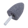 sourcing map Abrasive Mounted Stone 1/4" Shank 1.18" Dia Conical