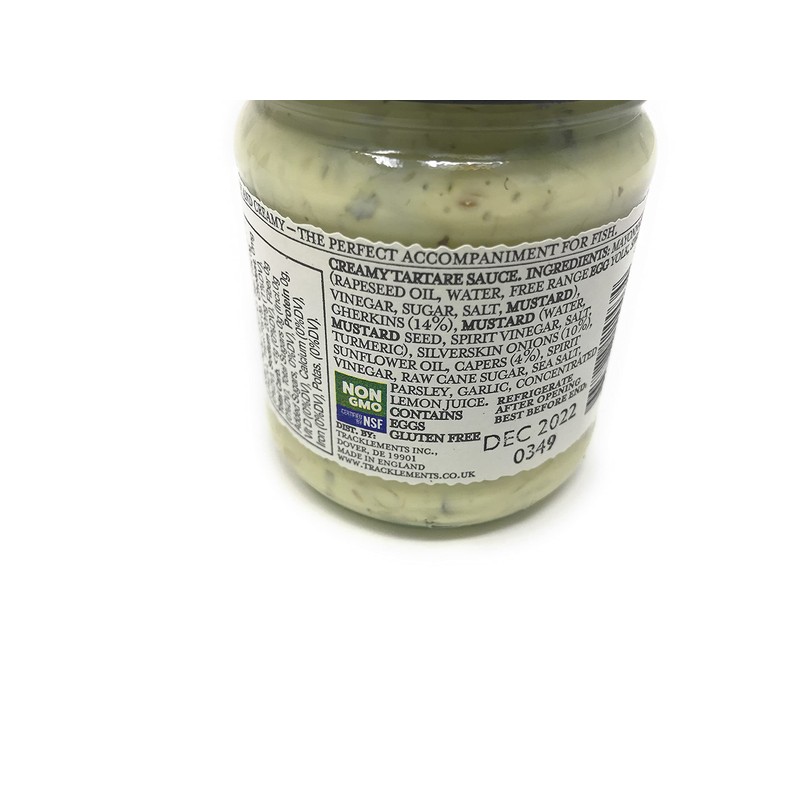 TRACKLEMENTS Creamy Tartare Sauce, 7 OZ