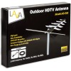 LAVA HD-250 Outdoor Antenna, 50 mile Amplified TV Antenna, Simplest