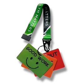 Behaviour Cue Cards with Wrist Lanyard, Communication Aid for Autism, ADHD, SEND, SEN, Non-Verbal Children (Mental Health Matters)