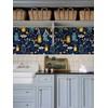 SuxiGlo Firefly Night Botanical Wallpaper Peel and Stick Wallpaper
