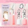 Homesthetix-Lip Gloss Keychain-Lip Gloss Holder Keychain with Mirror - Lip