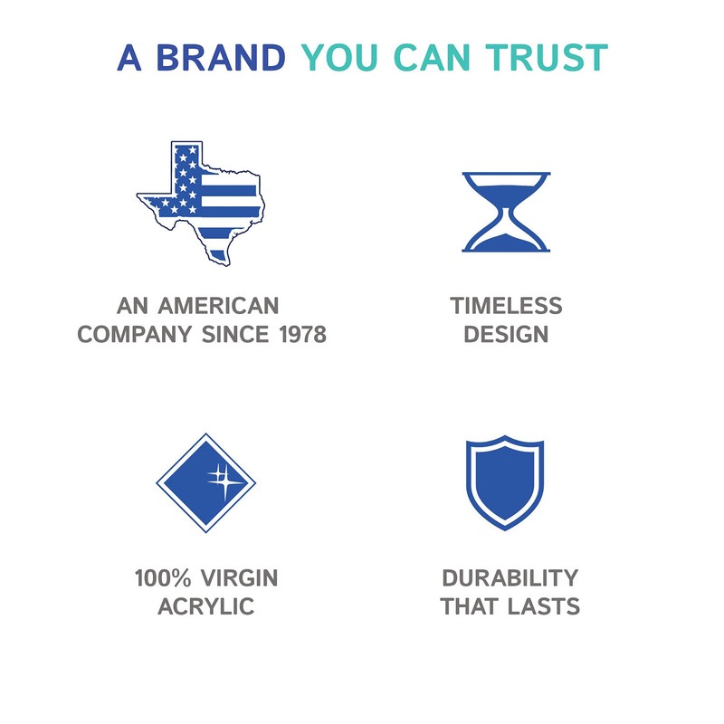 Huang Acrylic Rectangular Jewelry Box with Lid (5x7 Photo Lid)