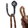 BSTKEY A Pair of Nest Modeling Metal Curtain Hooks -