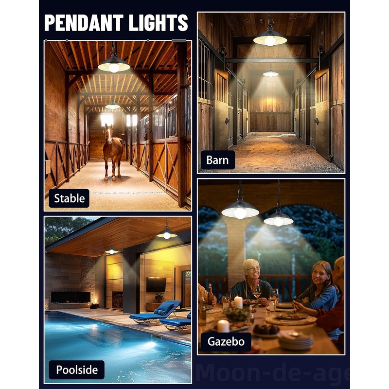 Solar Shed Lights, 300LM x 2 LED, 4 Brightness Lights,