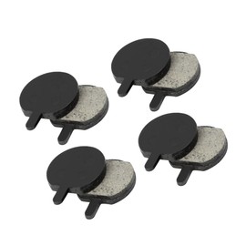 Partuto 4 Pair Semi Metal Bike Bicycle Resin Disc Brake Pads Black 28x22mm Replacement