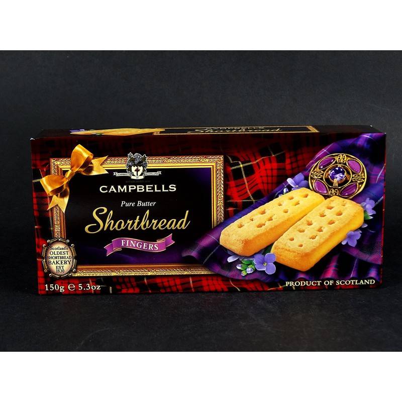 Campbells All Butter Shortbread Fingers - Traditional Shortbread in Carton,