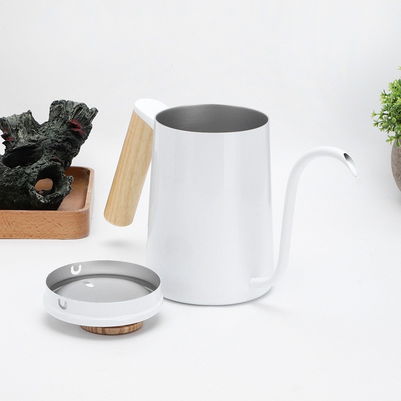 650ml Household 304 Stainless Steel Coffee Pot Hand Coffee Long