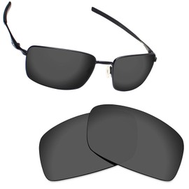 Alphax Stealth Black Polarized Replacement Lenses for Oakley Square Wire 2 (2014) OO4075