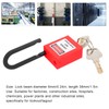 5 Sätze Lockout Schloss, Lockout Vorhängeschloss Lockout Tagout Schlösser Sicherheitsschloss