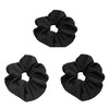 Mytoptrendz® 3 Pack- Plain Large Scrunchies Soft Hair Micro Satin