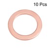 sourcing map 10Pcs 14mm x 20mm x 1.5mm Copper Flat