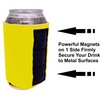 Blank Magnetic Can Coolie (6 Pack Yellow)
