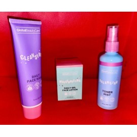 Global Beauty Care Bubble Dupes - 3 Skin Care Items in Convenient Carry-All Case and So Cute!🧴