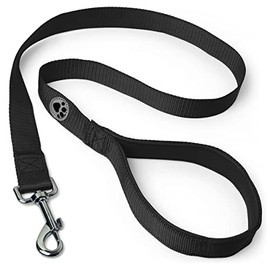 iGadgitz Home U7227 Padded Dog Lead, Padded Handle Dog Lead, Padded Dog Leash -Black -122cm (1.22m) 4ft