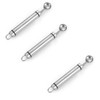 3Pcs Silver Stainless Steel Strawberry Huller and Tomato Stem Corer