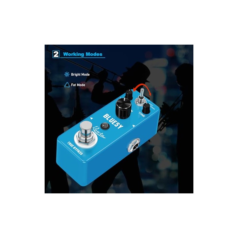 Rowin - Bluesy - Pedal de efecto de vacío vintage
