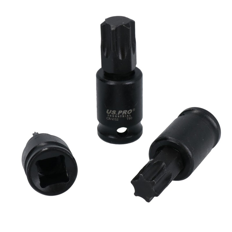 AB Tools Male Torx Star Impact Impacted Shallow Short Bit