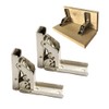2 Piece 90 Degree Folding Hinge Hidden Bracket Hinge for