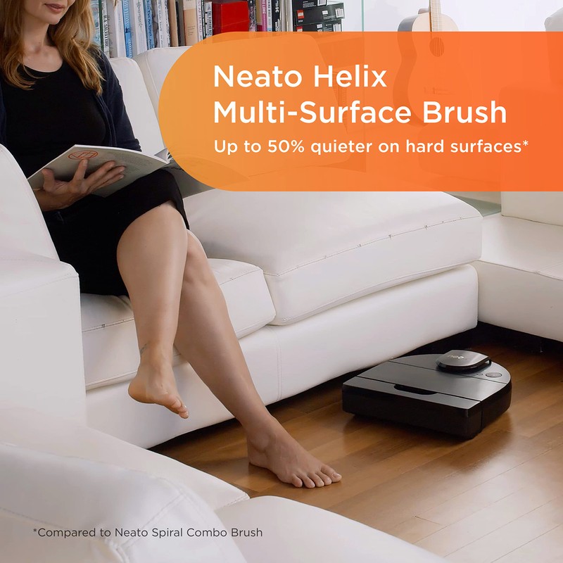 Neato Helix Cepillo Multisuperficie Negro Compatible con los Modelos Neato