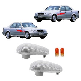 appRUN 2X Side Indicator Signal Light For Mercedes CLK Class 430 Base 4.3L 2108200921