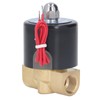 Brass Electric Solenoid Valve Female Thread 1 Way Flowing Normally