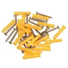 4 x 40mm Countersunk Screws and Wall Raw Plugs for