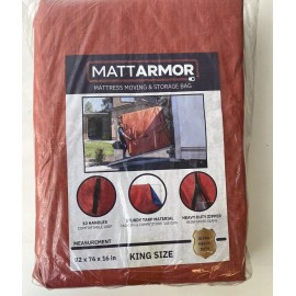 Mattress Bag Moving Storage Reusable Cover Zipper Heavy Duty Matress Protection - Queen