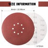 9 Inch 8 Hole Drywall Sanding Disc, 180 Grit 15
