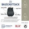Robust Rubble Sack 75 Litres - 5 x BLiX, Black,
