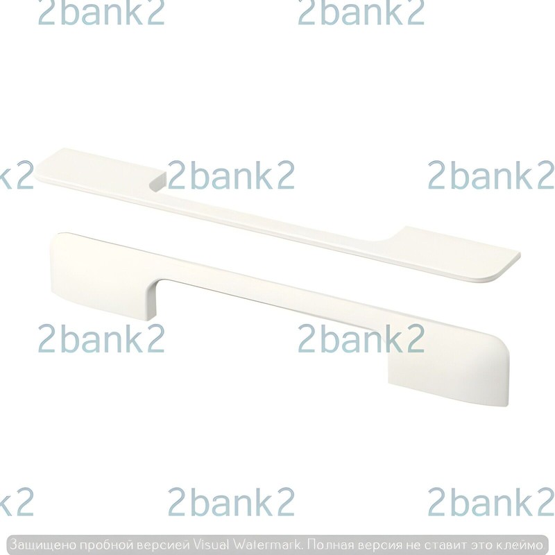 IKEA BERGHALLA Aluminum Drawer Pull Handles 9 1/4" 235mm White