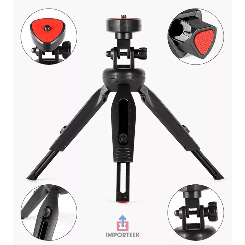 Importeek Soporte Tripie Celular Base Adaptador Camara Universal 360
