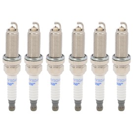LKAR7BIX-11S Iridium Spark Plugs 6 Pack Compatible with Altima Murano Pathfinder Maxima Quest 350Z QX60 Q50 G25 G35 M35 93501 9620 XP5683 91187 3439 4711