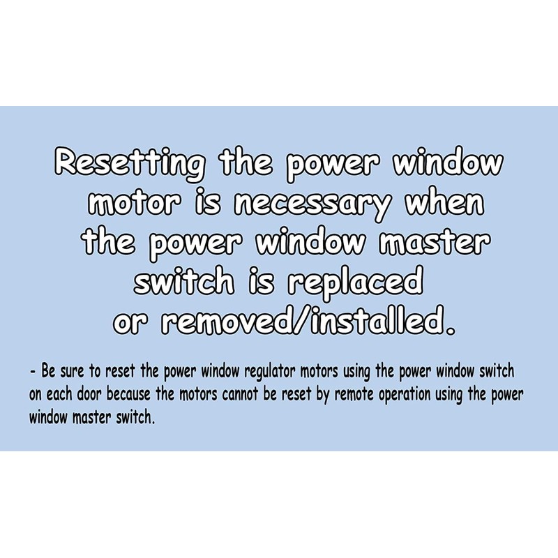 SWITCHDOCTOR Window Master Switch for 1998-2002 Lexus LX470 (84820-60100)