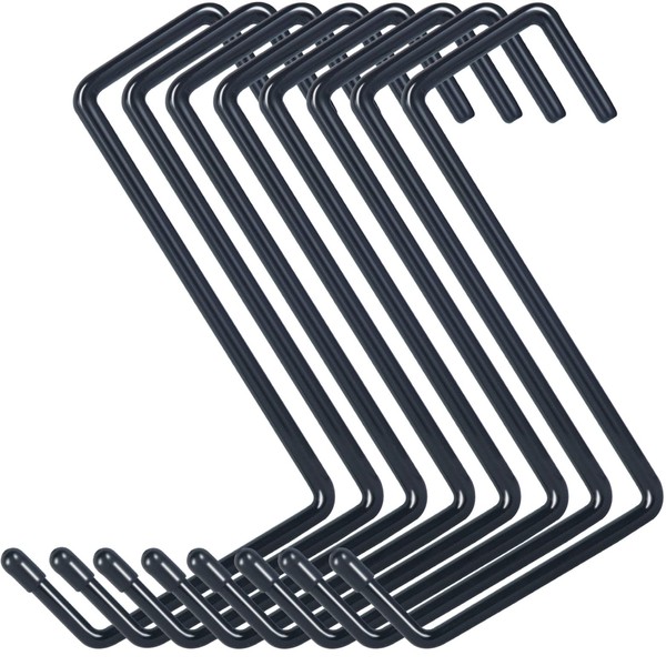 DINGEE 8 Pack Vinyl Coated Heavy Duty Hooks for Hanging,