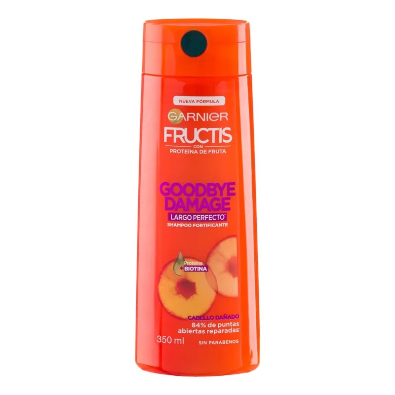 Shampoo Garnier Fructis Borrador de Daño con Biotina Largo Perfecto
