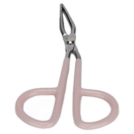 Uxsiya Eyebrow Tweezers, Professional Stainless Steel Hair Removal Clip with Grinding Handle for Eyebrow Hair Beard Removal Women and Men