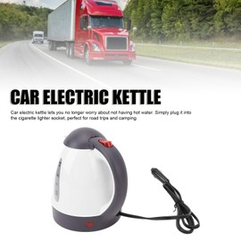 1000 ml Car Kettle, Portable Coffee/Tea Pot for Travel, Stainless Steel Kettle with Automatic Shut-Off and Leak-proof Spout (12 V)