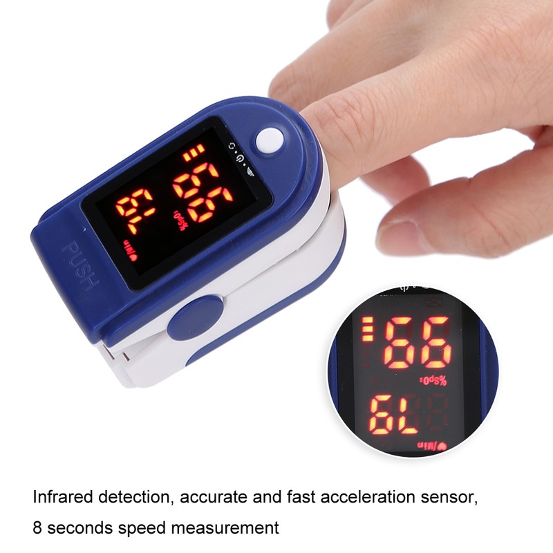 Fingertip Pulse Oximeter Monitor SPO2 Pulse Oxygen Saturation Meter for