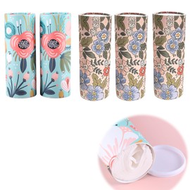 Lqucwepp 5PCS Car Tissue Holder with Facial Tissues,Sleek Cylinder Tissue Holder for Car Cup Holder Office Essentials & Accessories Travel