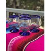 Mexican Hand Blown Glass – Set of 4 Hand Blown