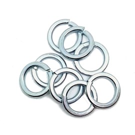 M12 (12mm) Square Spring Split Lock Washer - Steel (Pack of 50)