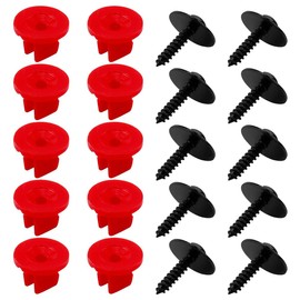 20 PCS Bottom Shield Fasteners Plastic Engine Undertray Screws Durable Engine Undertray Cover Clips Screws Compatible with MK2 MK3 MK4