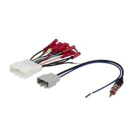 Scosche NN4A2B - Arnés de cables y adaptador de antena compatible con vehículos Nissan Select 2007-19, Subaru y Suzuki. Ver notas en imágenes para verificar que tu vehículo es compatible.