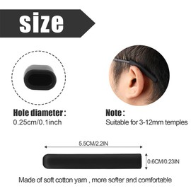 6pcs Eye Glasses Ear Cushion for Glasses Grip Anti-Slip Elastic Comfort Temple Sleeves Eyewear Retainer Tip glasses ear cushions glasses ear grips anti slip glasses grips ear cushions for glasses